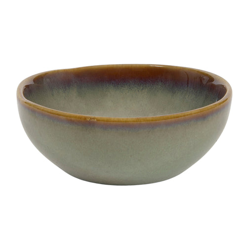 Bowl Sepia green Ø8x3.3cm - Pack Of 6