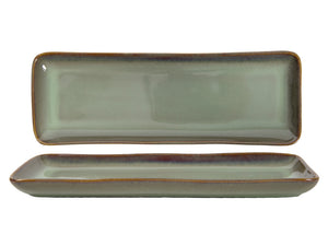 Serving dish Sepia green 28x10x2.2cm