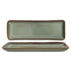 Serving dish Sepia green 28x10x2.2cm