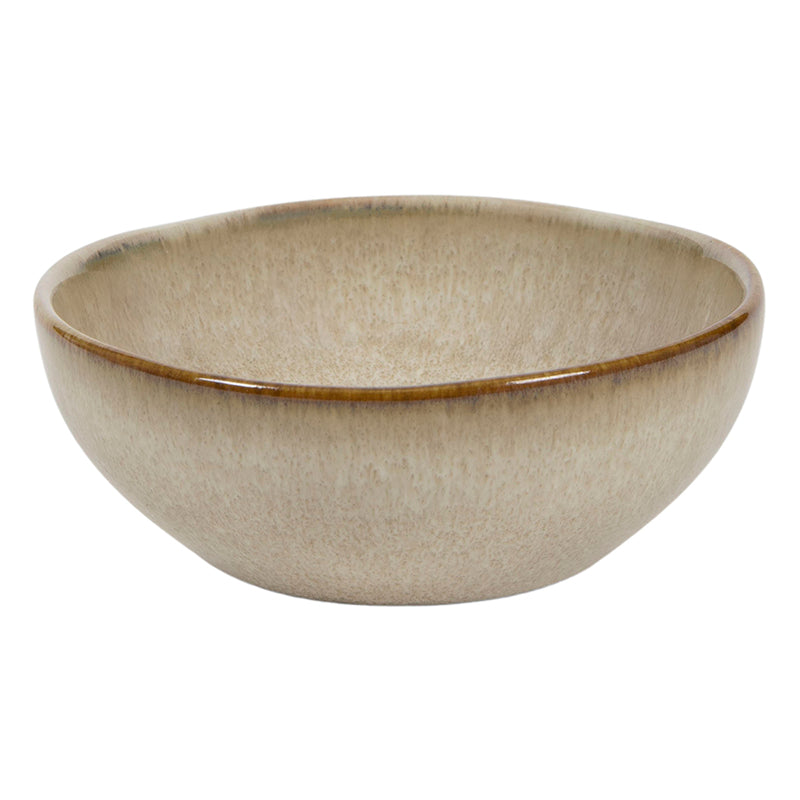 Bowl Sepia beige Ø8x3.3cm - Pack Of 6