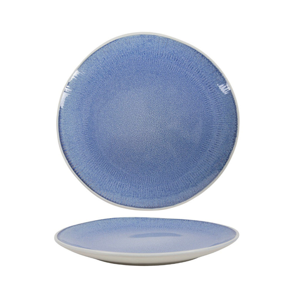 Melos Blue Breakfast Plate Pack of 6 (22 cm)
