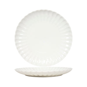 Off White Flower Dinner Plate Pack of 6 (26cm)