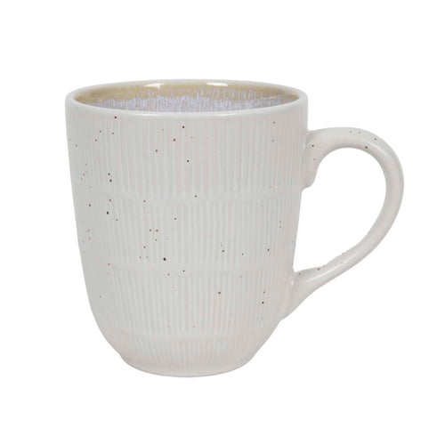 Lilac White Reactive Glaze Mug