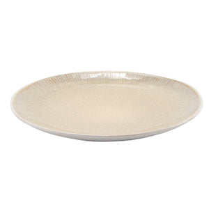 Reactive Glaze White Beige Tzia Plate Set of 6 (21cm)