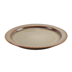 Green Reactive Glaze Breakfast Plate Pack of 6 (21.6 cm)