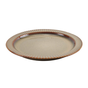 Green Reactive Glaze Breakfast Plate Pack of 6 (21.6 cm)