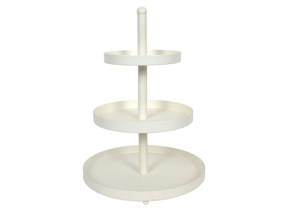 Etagere metal 55cm, 3 layers, white
