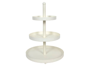 Etagere metal 55cm, 3 layers, white