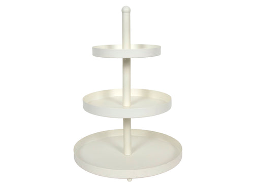 Etagere metal 55cm, 3 layers, white