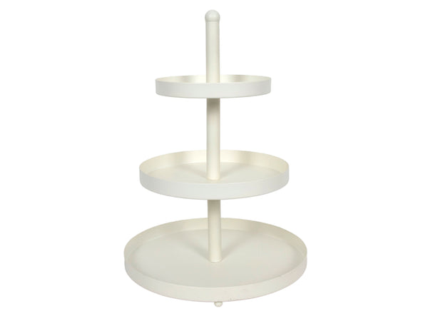 Etagere metal 55cm, 3 layers, white