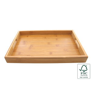 Serving tray bamboo 38x25x4cm