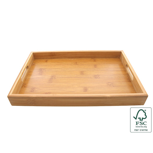 Serving tray bamboo 38x25x4cm