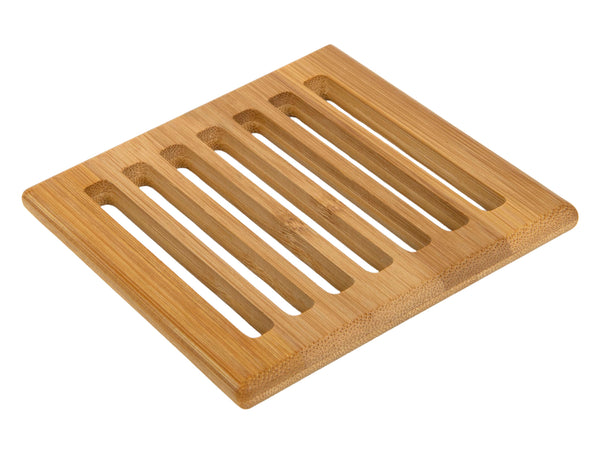 Bamboo coaster 10x10x0,8cm