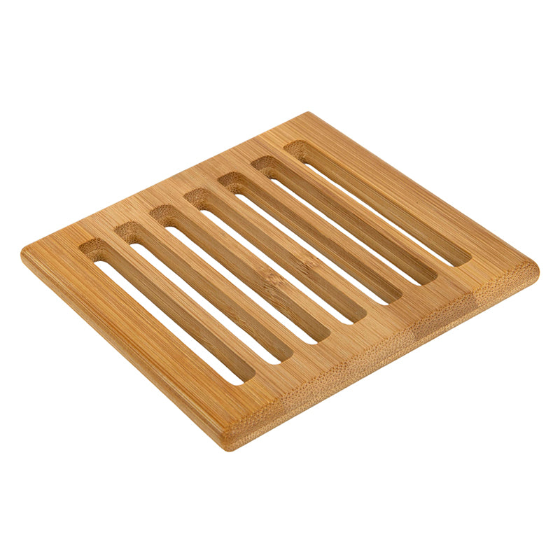 Bamboo coaster 10x10x0,8cm