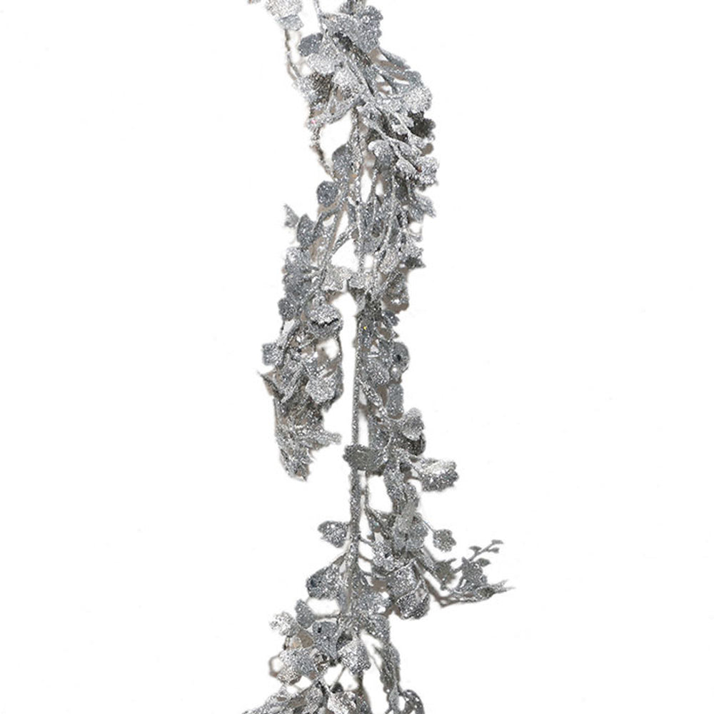 Silver Leaf Garland (165cm)