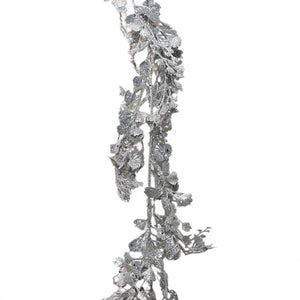 Silver Leaf Garland (165cm)