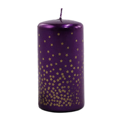 Blackberry Stardust Stump Candle (11cm)
