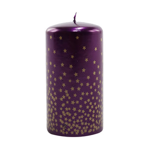 Blackberry Star Jam Stump Candle (12cm)