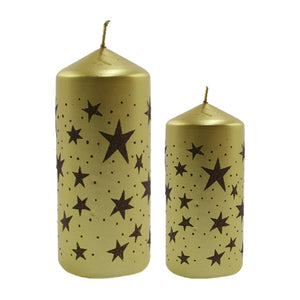 Kosmos Pillar Candle (13cm)