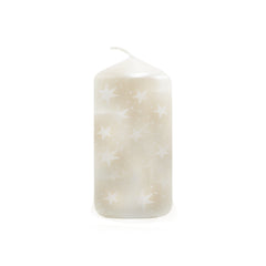 White Kosmos Pillar Candle (8cm)