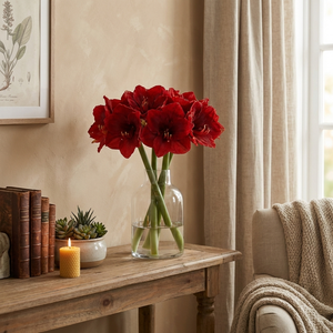 Red Real Touch Amaryllis (61 cm)