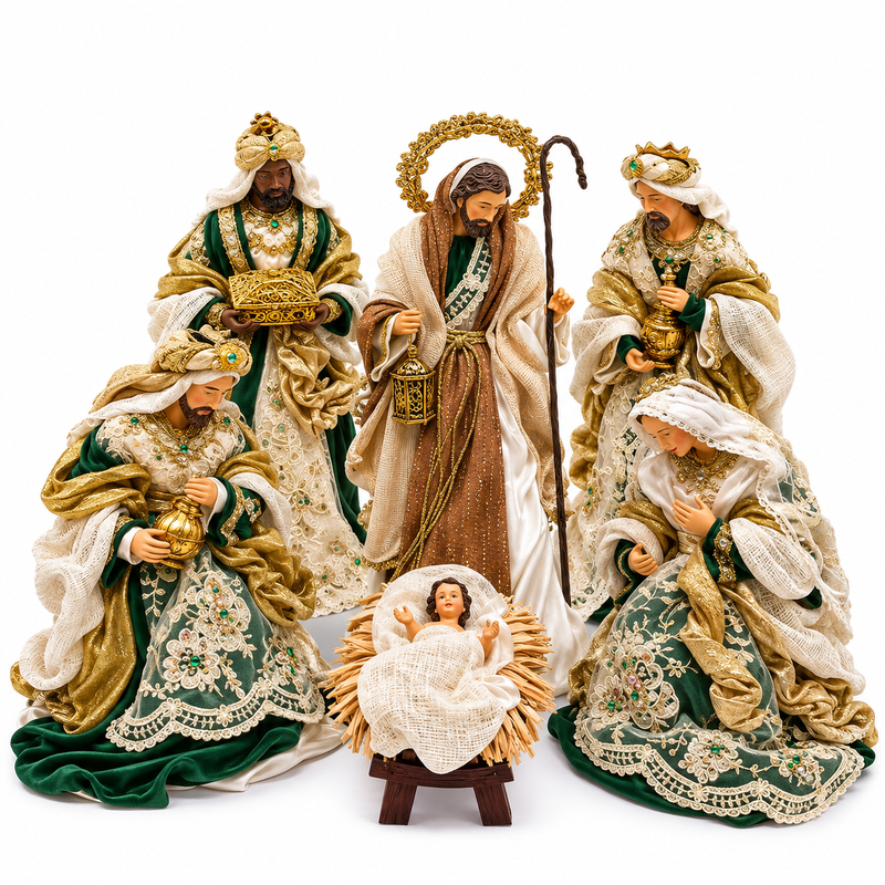6-Piece Nativity Scene Set (Size 1)