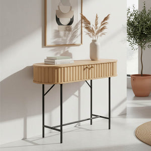 Oak Zakro MDF Console Table (80 cm)