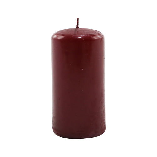 Old Red Pillar Candle (11cm)