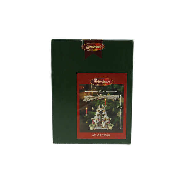 Wooden Xmas Pyramid (20cm)