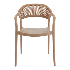 Ankara Stackable Armchair Mocha (77 cm)