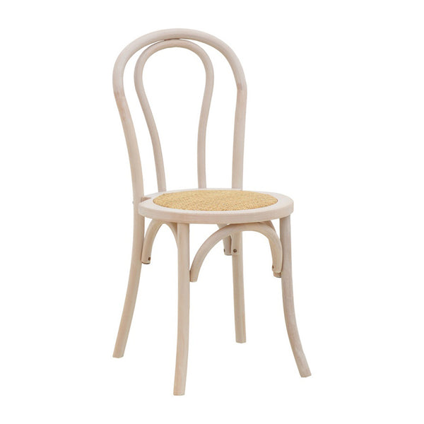 Azhel White Wash Beech Wood Chair (89 cm)