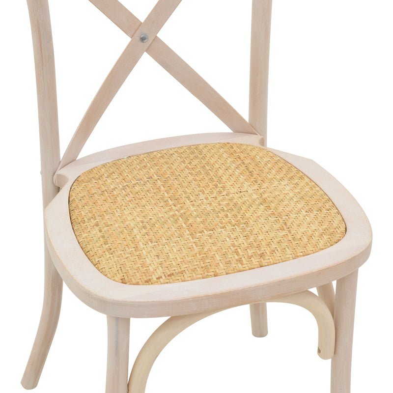 Dylon White Wash Beech Wood Chair (89 cm)