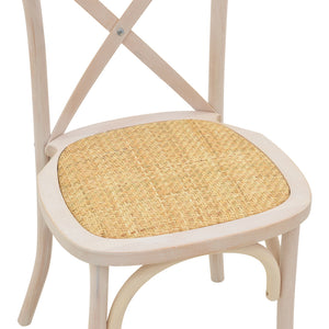Dylon White Wash Beech Wood Chair (89 cm)