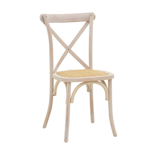 Dylon White Wash Beech Wood Chair (89 cm)