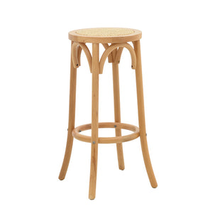 Serzo Natural Rattan Bar Stool (71 cm)