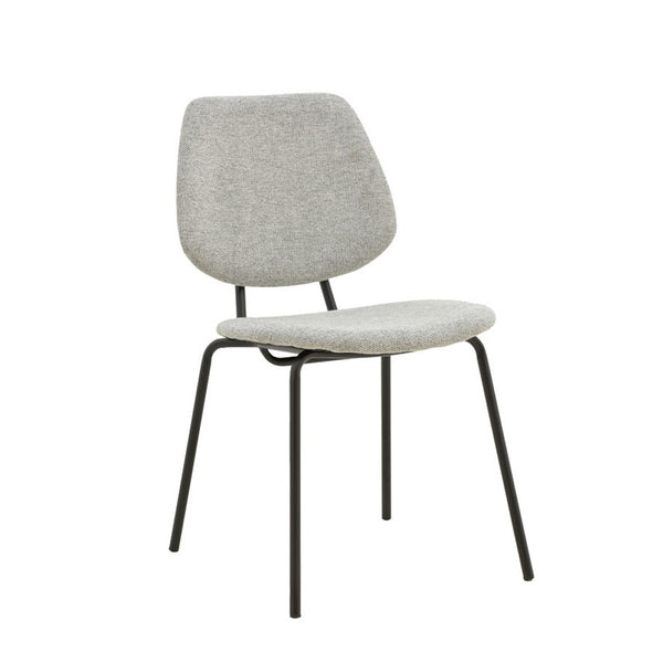 Pietro Grey Fabric Dining Chair (83 cm)