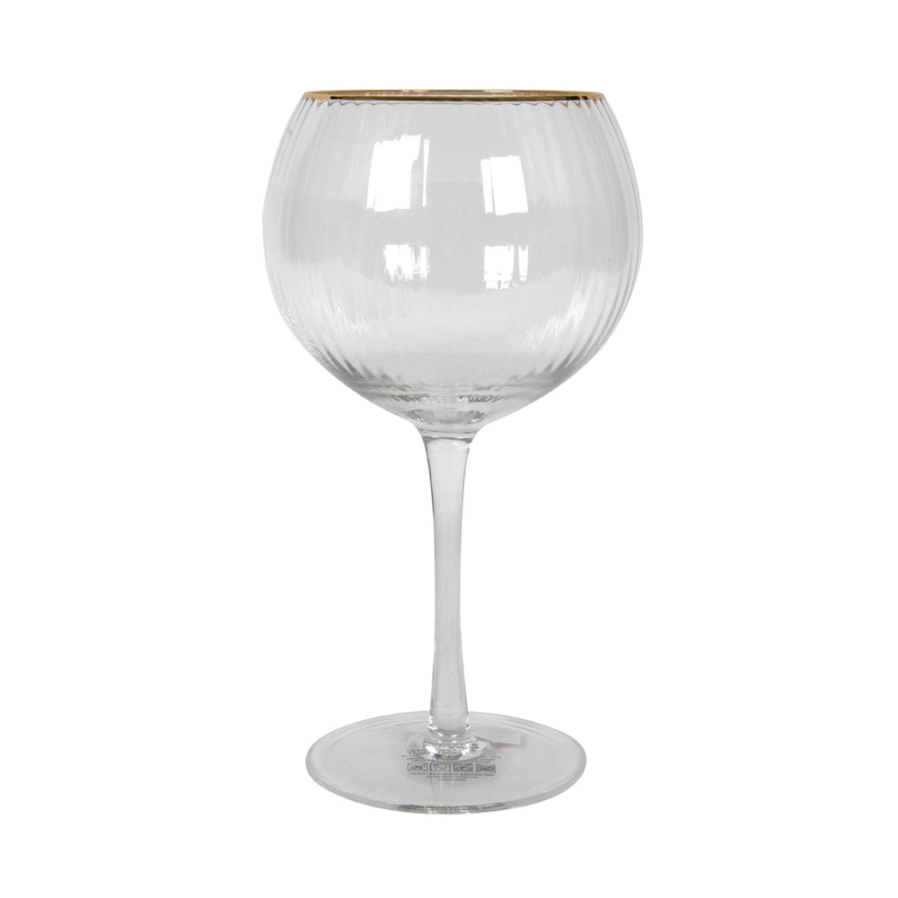 Ribbed Gin Glass Pack of 4
