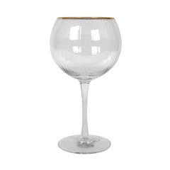 Ribbed Gin Glass Pack of 4