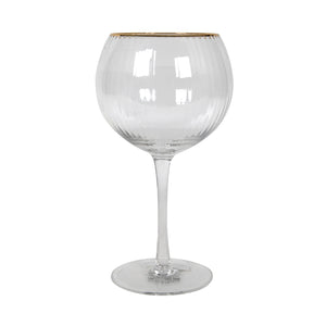 Ribbed Gin Glass Pack of 4