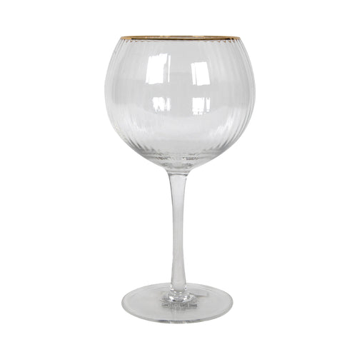Ribbed Gin Glass Pack of 4