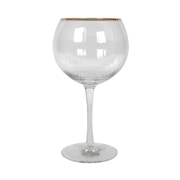 Ribbed Gin Glass Pack of 4