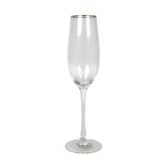 Ribbed Champagne Flute Pack of 4