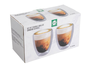 Set of 2 double-wall glasses Ø8x11.5cm without handle - Pack Of 2