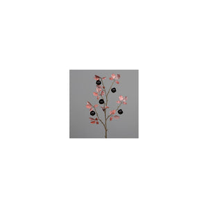 Apple branch, 111 cm, black, 12/48