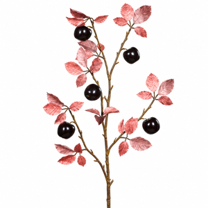 Apple branch, 111 cm, black, 12/48