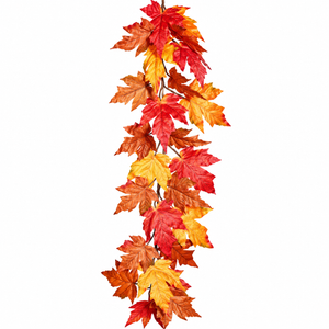 Autumn foliage garland, 120 cm, 8/48
