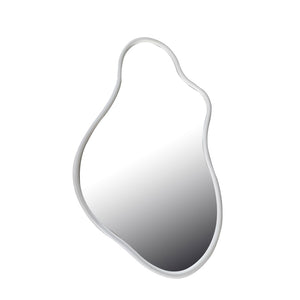 Decorde White Wood Irregular Wall Mirror (150 cm)