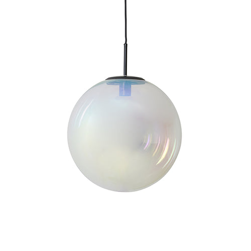 Hanging lamp Ø40 cm MEDINA glass rainbow+black