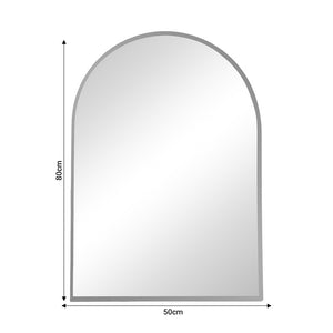 Mirrory Gold Aluminum Wall Mirror (80 cm)