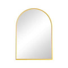 Mirrory Gold Aluminum Wall Mirror (80 cm)